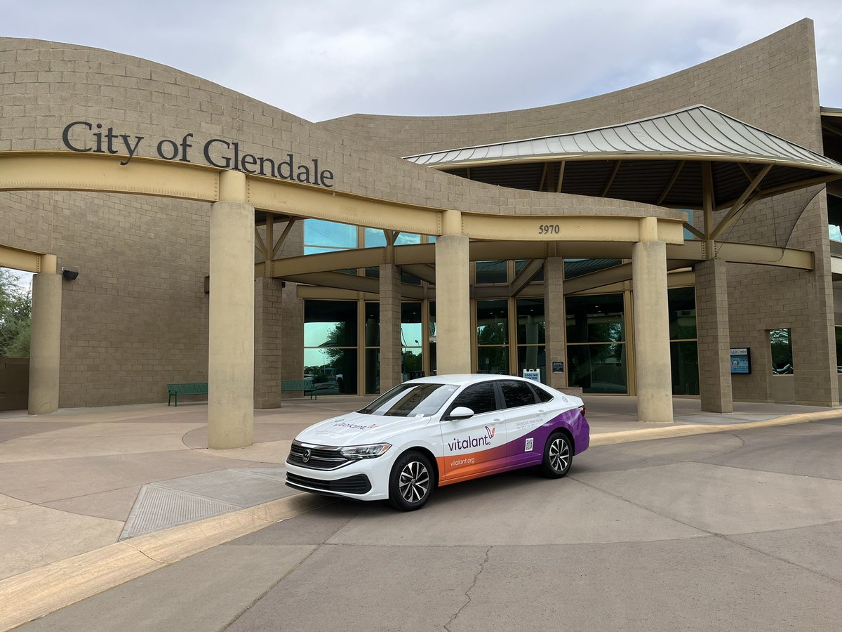 AliWBrooks's tweet photo. We need blood donor heroes! City of Glendale Blood Drives today at Glendale Adult Center until 1pm. Tomorrow at Foothills Library. July 25 &amp; 26 at the Main Police Station and Heroes Library! 
WIN a car! Walk-in or sign up at https://t.co/0WAp5eGqHG #vitalant #glendaleaz https://t.co/UQKDgiJXau
