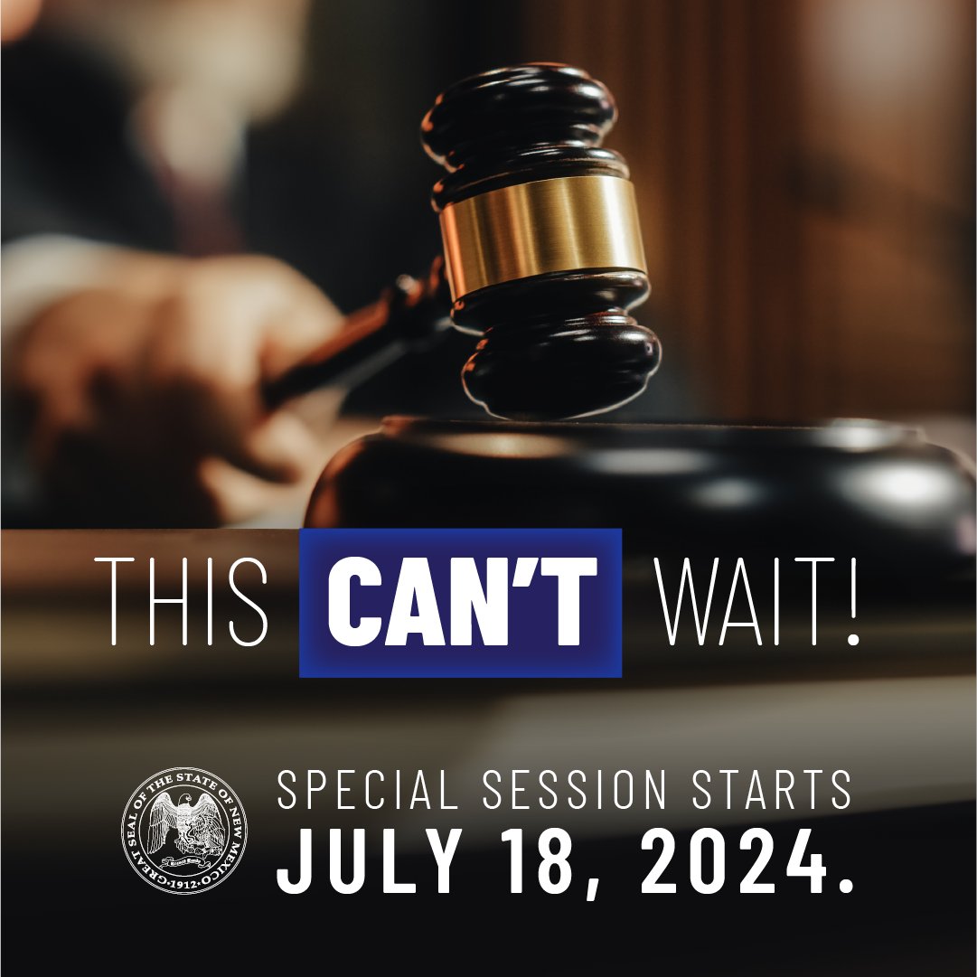 On this opening day of Special Legislative Session, we implore the legislature to recognize the incredible opportunity at hand. New Mexicans are desperate for solutions to the state’s crime problem. Let’s work together to chip away at this cycle of violence. 

This. Can’t. Wait.