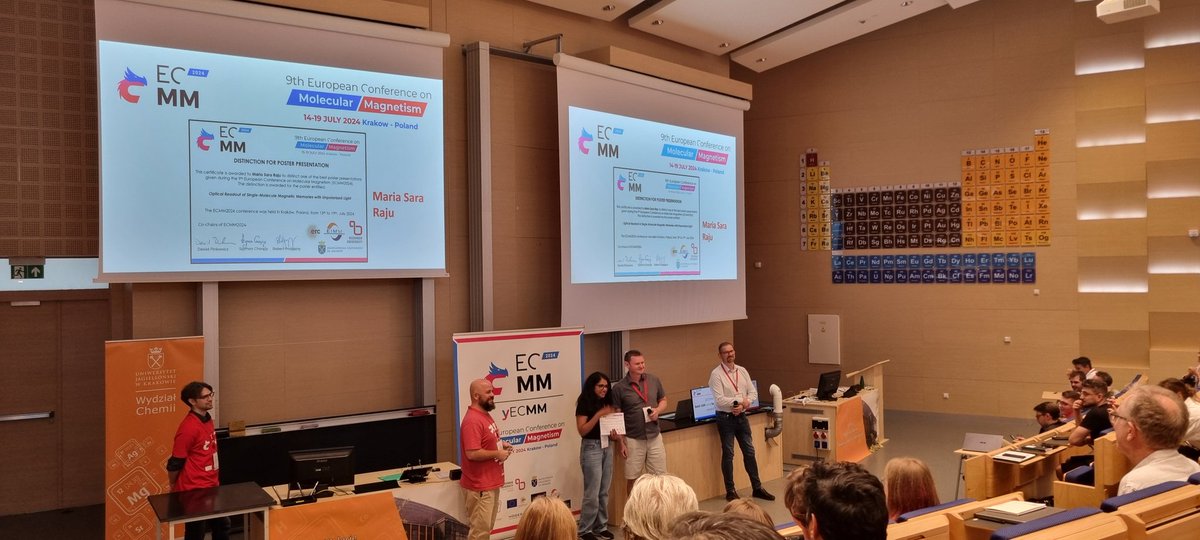 Distinctions for poster presentations were granted to Maria Sara Raju and Livia Getzner!