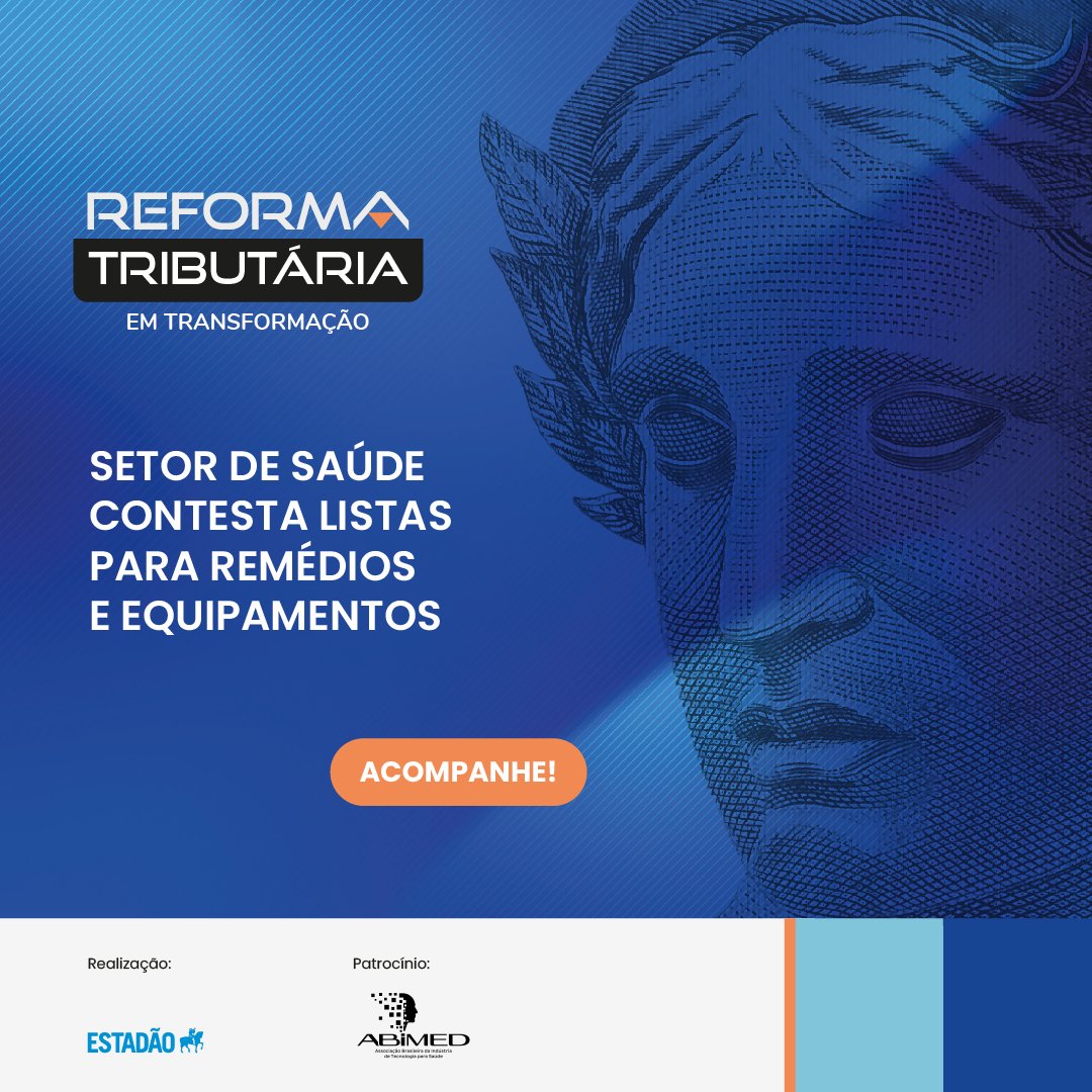Estadao's tweet photo. CONTEÚDO PATROCINADO por #Abimed

Confira as últimas notícias sobre a reforma tributária e seus impactos para as empresas, com a opinião de economistas, empresários e especialistas no assunto https://t.co/imGbiLAUWi https://t.co/ePIgCIaUrS
