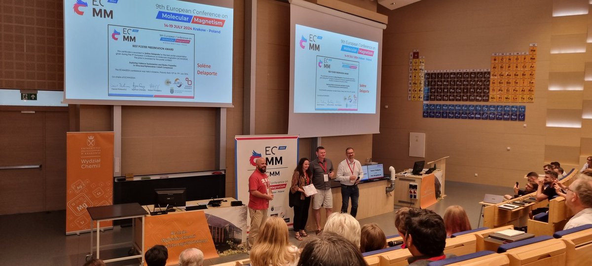 And the best poster presentation awards during #ECMM2024 go to Sören Schlittenhardt, Mélodie Donnart, Shintaro Akagi and Soléne Delaporte!