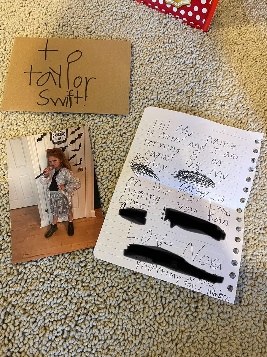 ccavuto's tweet image. In her birthday era! Special invite designed by Nora to @taylorswift13 @taylornation13 #erastour #inherbirthdayera