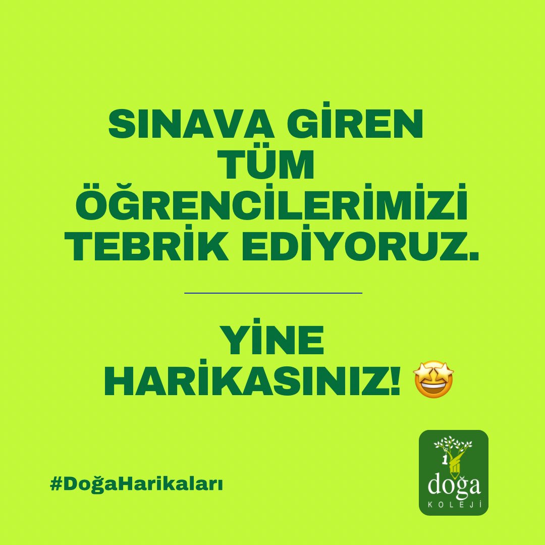 Doğa Koleji tweet media