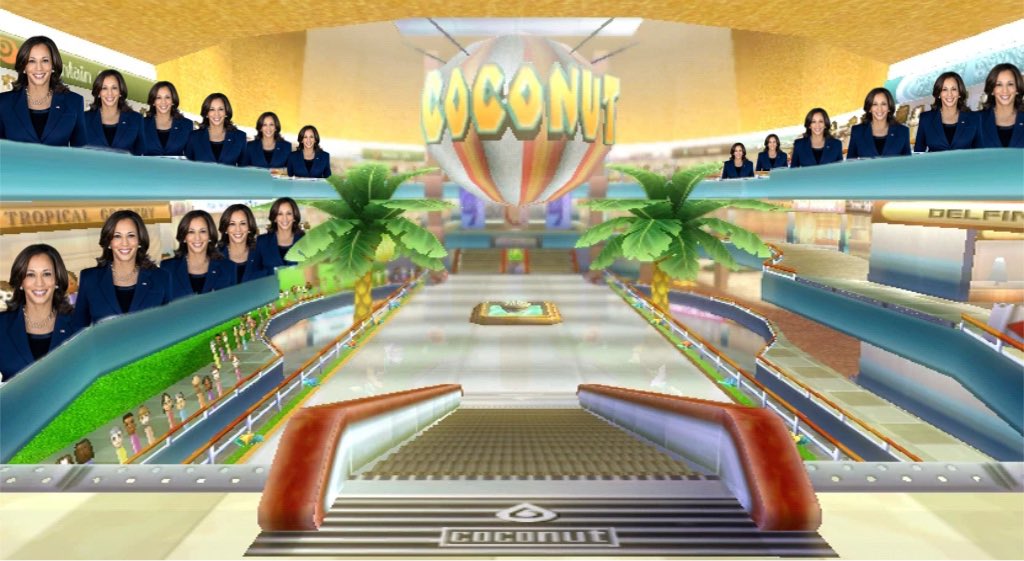 you think you just fell out of a coconut tree? You exist in the context of the mall in which you live