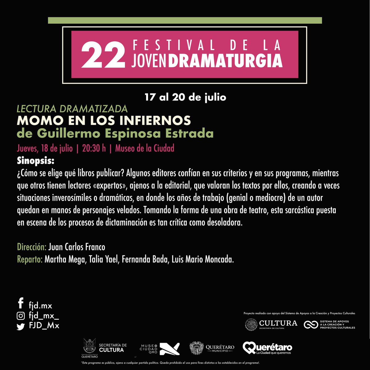Festival de la Joven Dramaturgia tweet media