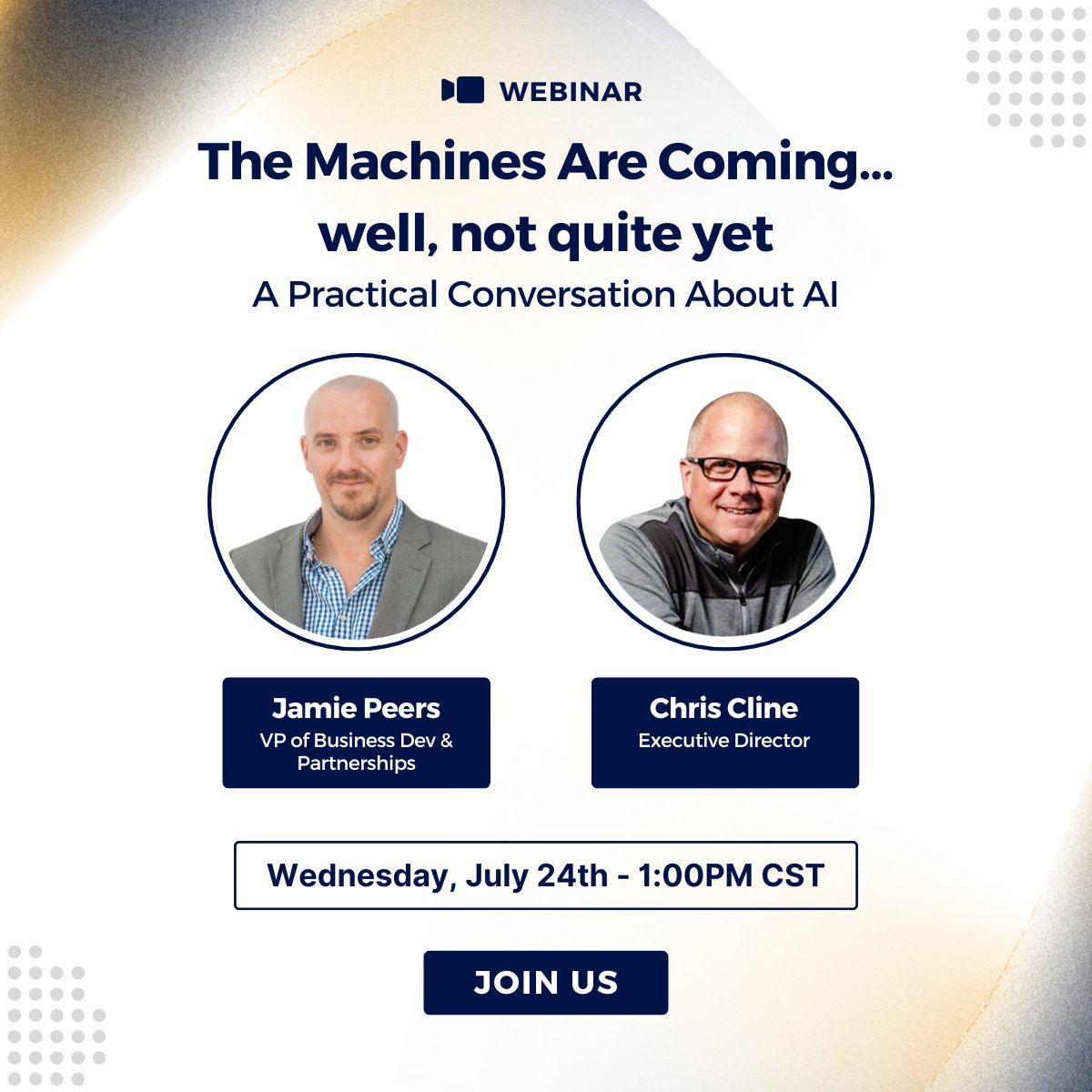 DataSynatic's tweet photo. Curious about AI's real impact on our industry? Join Synatic’s Jamie Peers and Big I's Chris Cline for a practical conversation on AI, its current applications, and how to prepare for the future. Register now to secure your spot and get the recording! 

https://t.co/733bmfemQG https://t.co/qyvfHKra9E