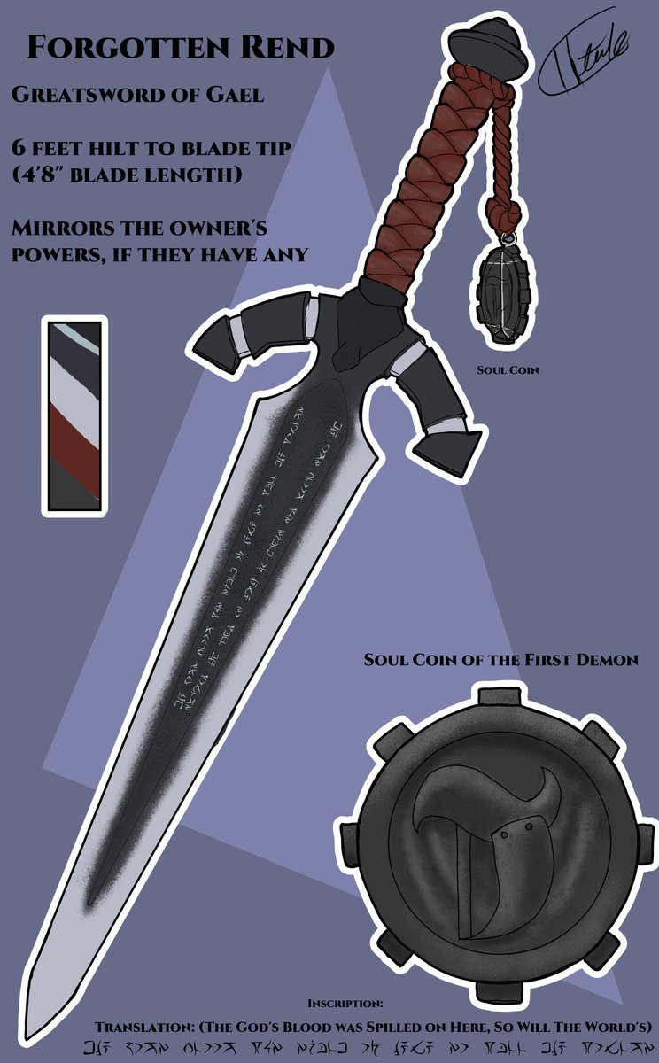 donitche's tweet photo. Done did draw a sword for a client over on insta. 
Turned out well https://t.co/GUYiRhlPUB