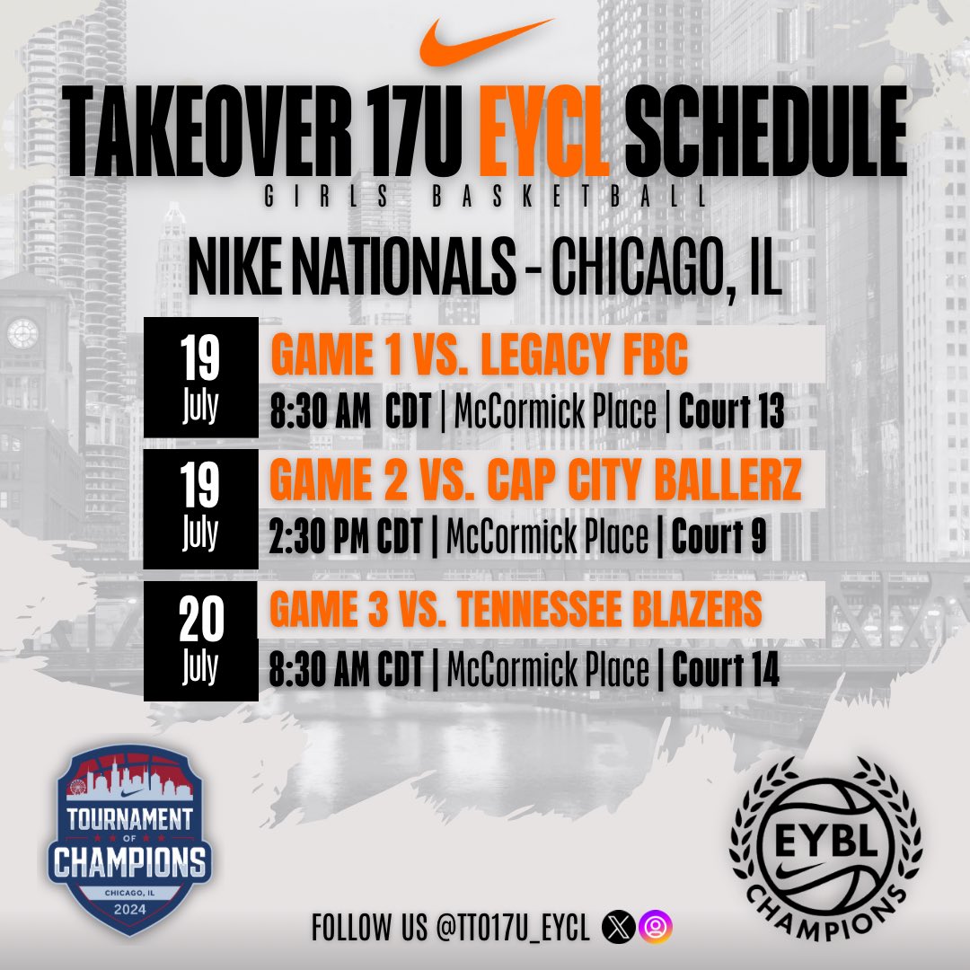 Last stop!! #NikeNationals <a href="/nikegirlseycl/">Nike Girls EYBL Champions League</a> <a href="/TeamTakeoverGBB/">TeamTakeoverGirlsBB</a>