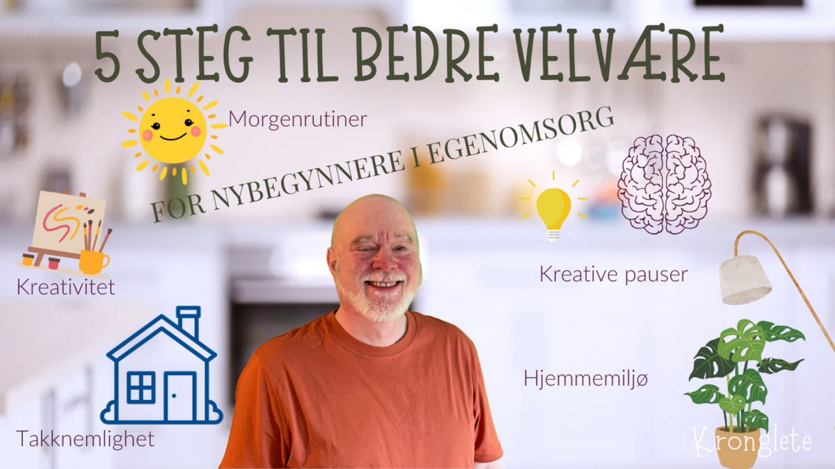 kronglete_no's tweet photo. I denne videoen deler jeg fem enkle og effektive steg for å forbedre ditt velvære gjennom egenomsorg.

Du finner videoen her eller lenke i bio:
https://t.co/O5fGh78JUl

#egenomsorg #velvære #livskvalitet #nybegynner #mentalhelse  #mindfulness #takknemlighet #selvomsorg https://t.co/3960IrRbpq