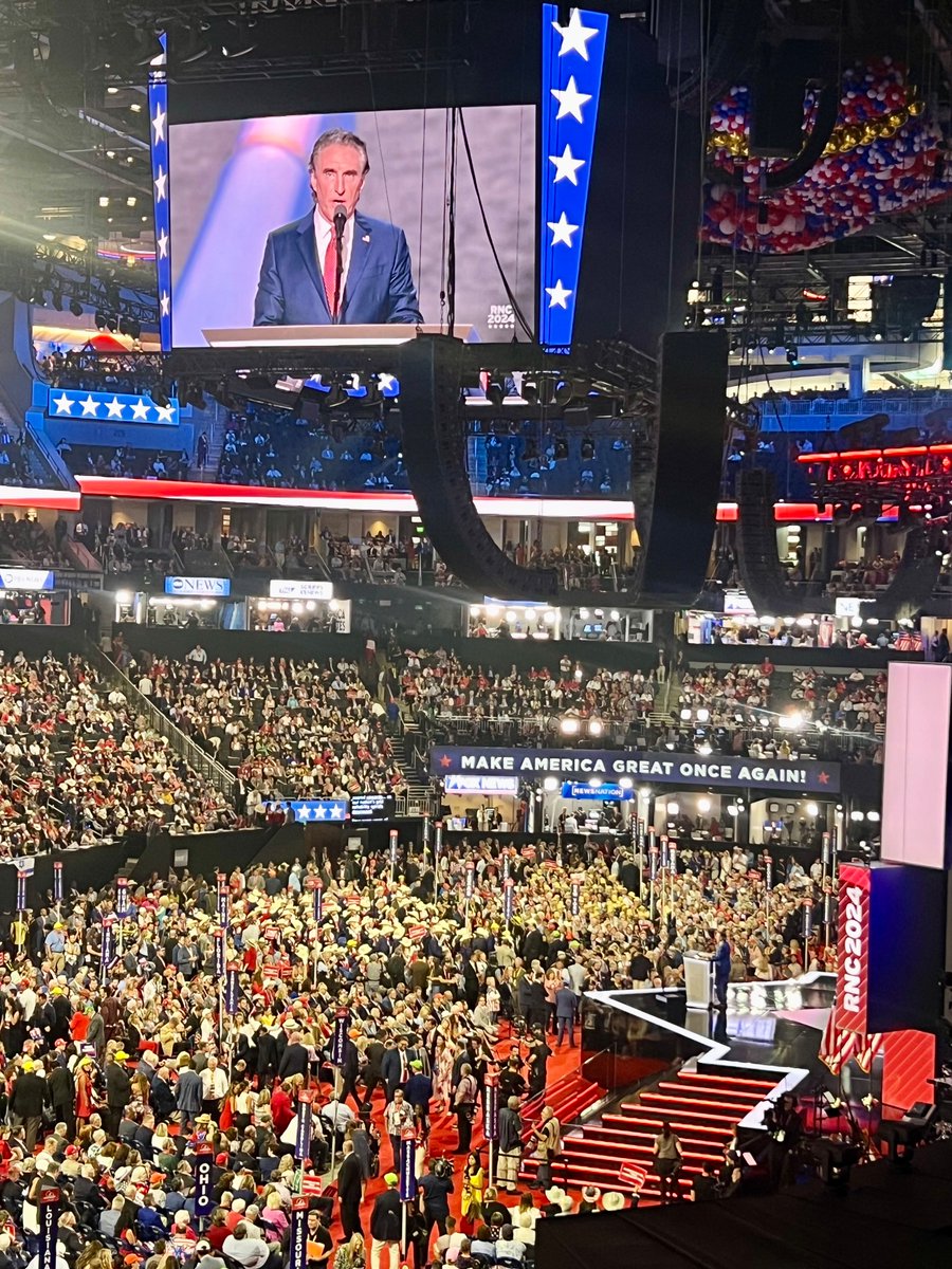 Great to be in Milwaukee for the RNC! Shout out to <a href="/DougBurgum/">Doug Burgum</a> for his speech on the importance of American energy independence last night. Joined the ND Delegation for breakfast this morning and excited for President Trump’s address tonight!