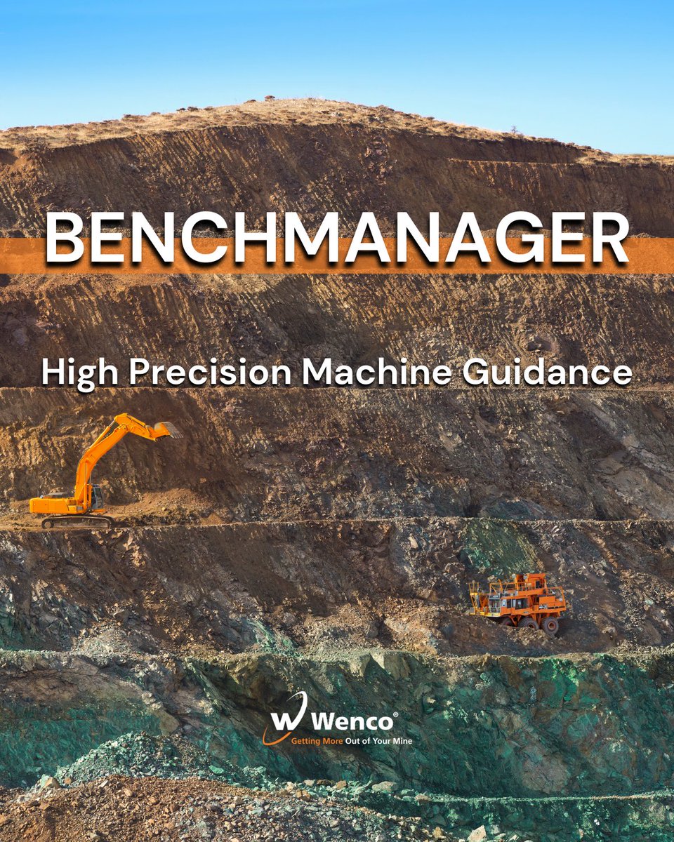 Wencomine's tweet image. Benchmanager and Wenco&apos;s #FMS integration allows for seamless information sharing among equipment operating from the same database in real-time to enable efficient collaboration and communication and ensures a smoother, safer, and more productive operation. #machineguidance