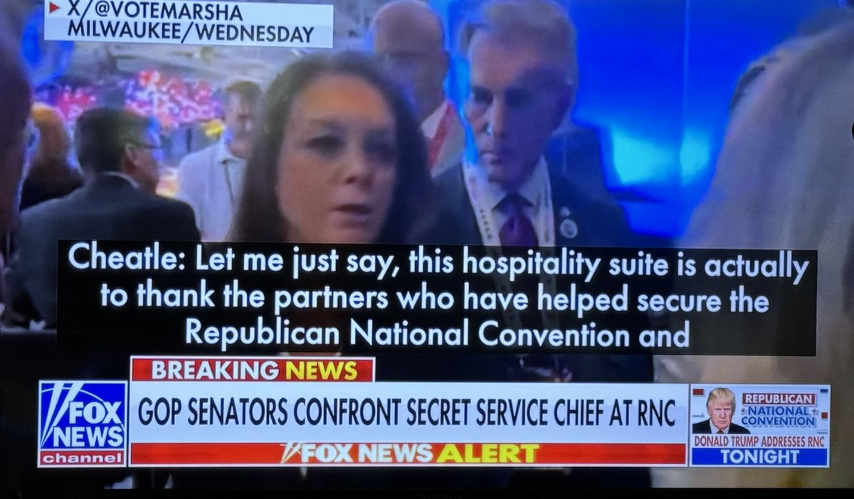 letters_1234's tweet image. This Secret Service ho’ showed up at the RNC for free drinks and apps! You wouldn’t believe it if it was a movie! #SecurityLapse #TrumpAssasinationAttempt #SecretService #Cheatle