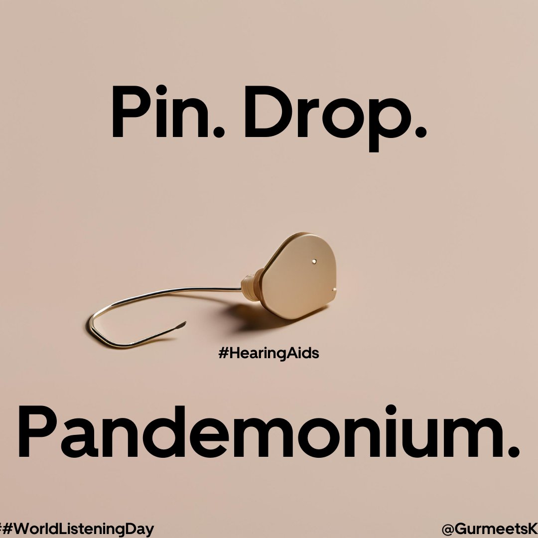 One Minute Brief of the Day: Create posters to advertise #HearingAids for #WorldListeningDay👂
<a href="/OneMinuteBriefs/">One Minute Briefs ⏱️</a>