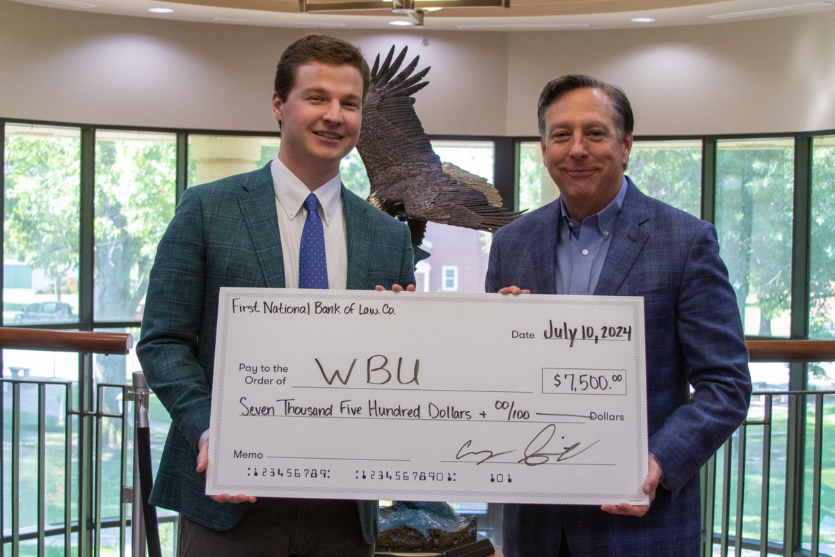 Thank you to First National Bank of Lawrence County for their donation if $7,500 to support the Williams Works program! 🌟 #BelongHere #WilliamsWorks #debtfreeeducation

🔗 bit.ly/3LuyOXf