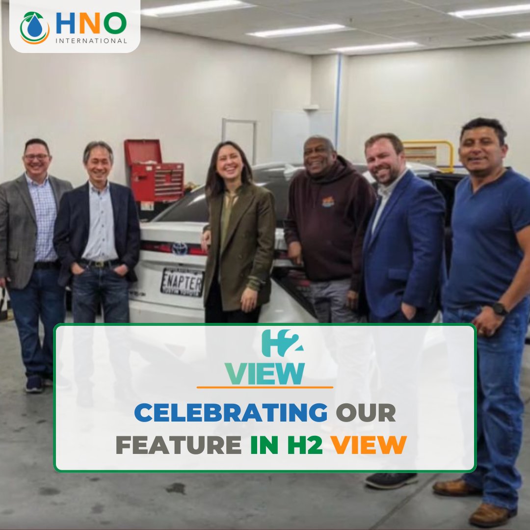 We are thrilled to be featured in H2 View Magazine! Discover how our innovative hydrogen solutions like the CHRS and SHEP are advancing clean energy. Read the full article now! 
hnointl.com/celebrating-ou…

#HNOintl #Hydrogen #CleanEnergy #Innovation #FutureEnergy  #RenewableEnergy