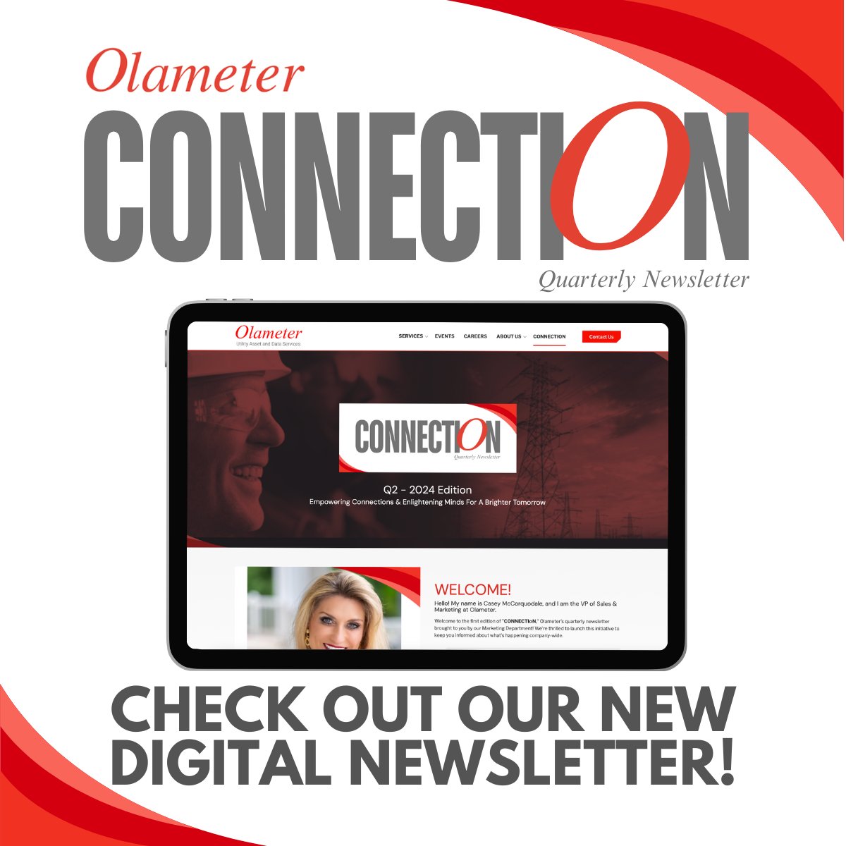 🚨 A GREAT 3 Minute Read! Click the link below to check out #Olameter's first ever interactive newsletter! We hope you enjoy it!
olameter.com/connection