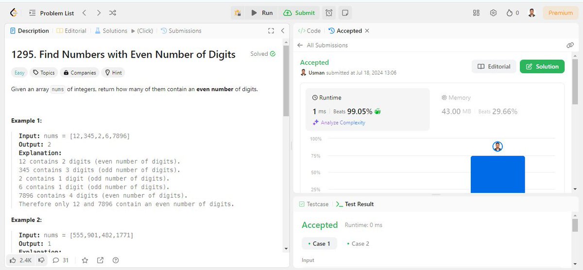 Usman971982's tweet photo. #Day7 of My DSA Learning 💻

✅ ArrayList in Java 
✅ Linear Search 
✅ Practice problems on Arrays such as :
Swapping 
Maximum and Minimum 
Reverse 
Search in Strings
Search in Range 
Search in 2D Array 
 and leetcode problems as attached 

#LearnInPublic  #Java #DSAWithKunal https://t.co/DitHsq3tC5