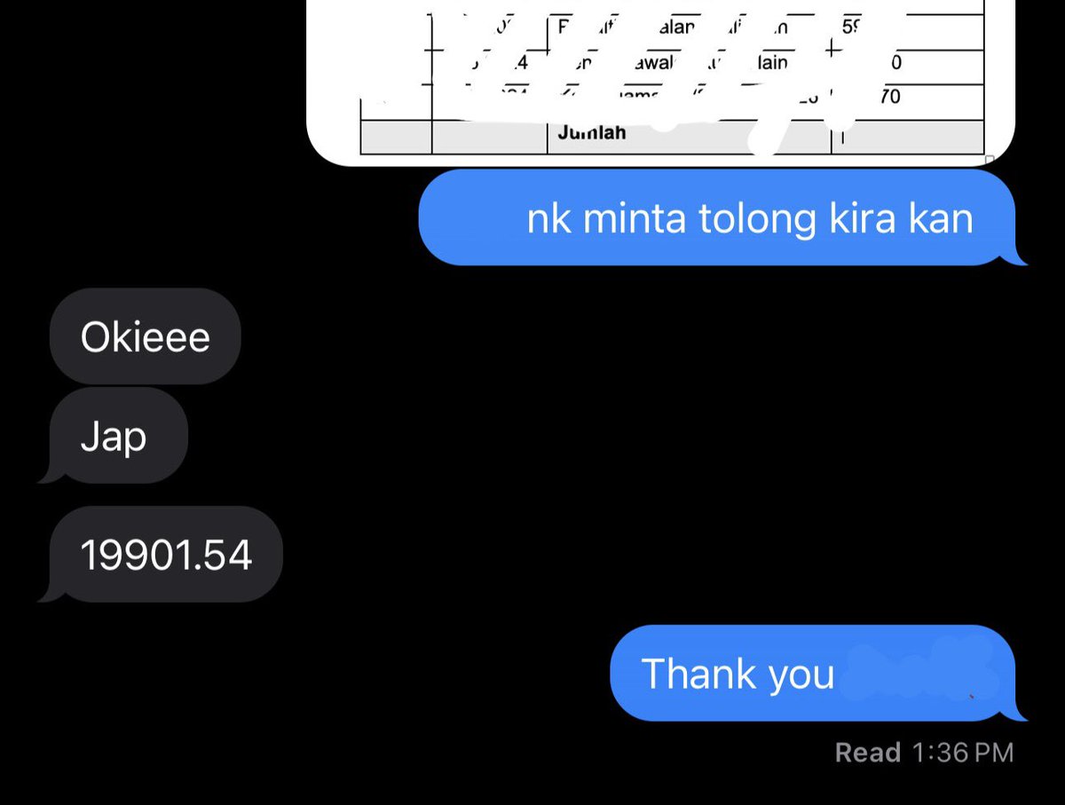 pernah tak asyik salah kira so minta orang lain tolong kira kan 🥹