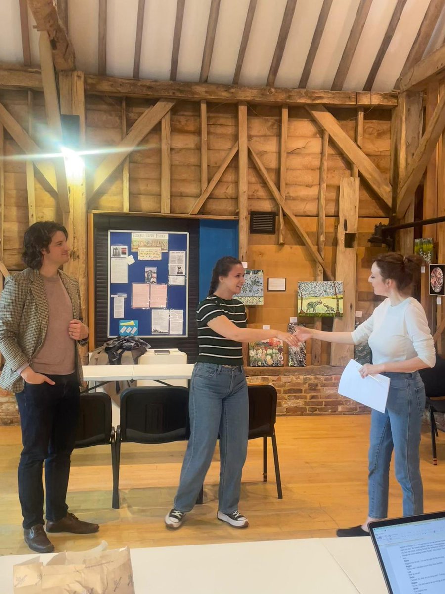 "May I present Miss Eliza Doolittle"

Rehearsals are in full swing for our production of PYGMALION, an exciting new adaptation from Award Winning Writer\Director Chris Hawley.

linktr.ee/blackboxtheatr…

#Theatre #Pygmalion #TheatreIsBack #Rehearsals