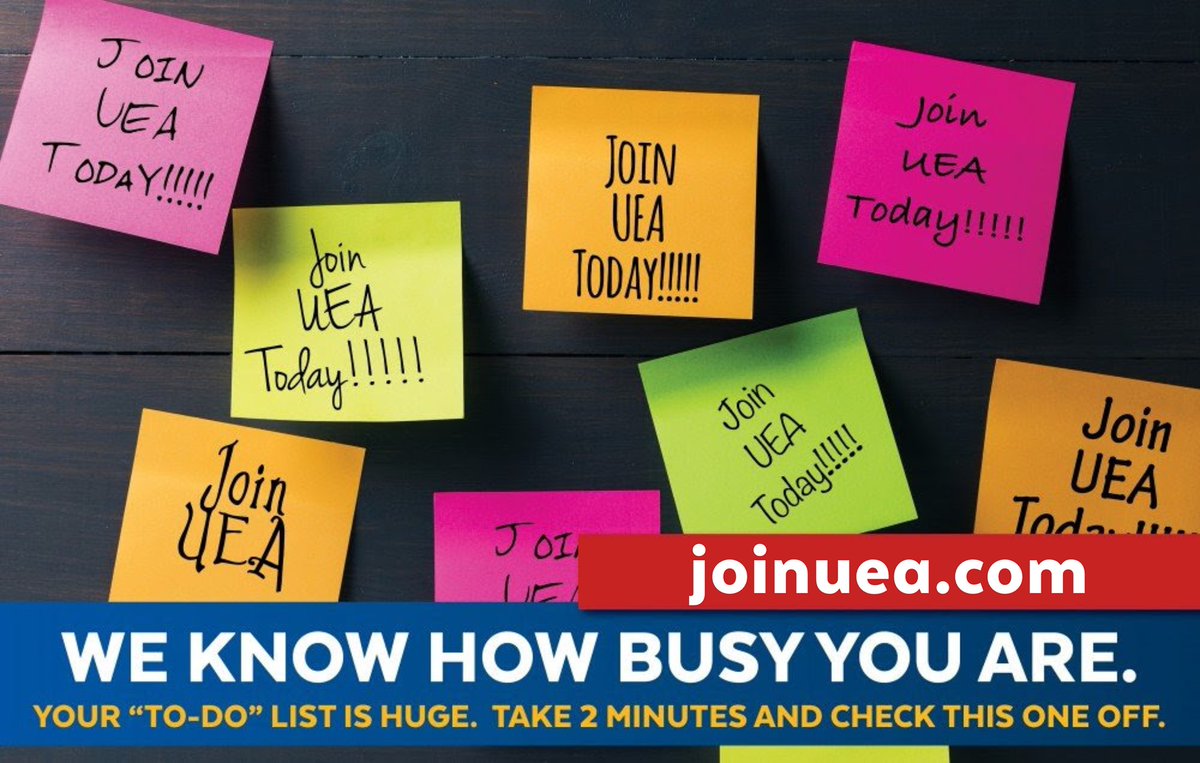 Join UEA Today!
ueatexas.com/membership
#ueatexas #RightHereRightNow #DifferentByDesign