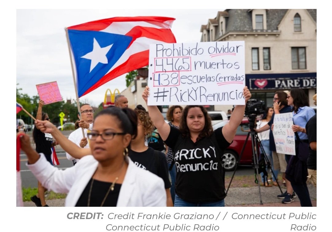 Pwr4PuertoRico's tweet photo. 5 years ago, Puerto Ricans from the Island to Diaspora were rising up en masse to oust the governor, from the statehood party, because of despicable #RickyLeaks & against the US-imposed Junta and collaborating colonial class. #PuertoRico
#RickyRenunciayllévatelaJunta https://t.co/4oTbMmfw3j