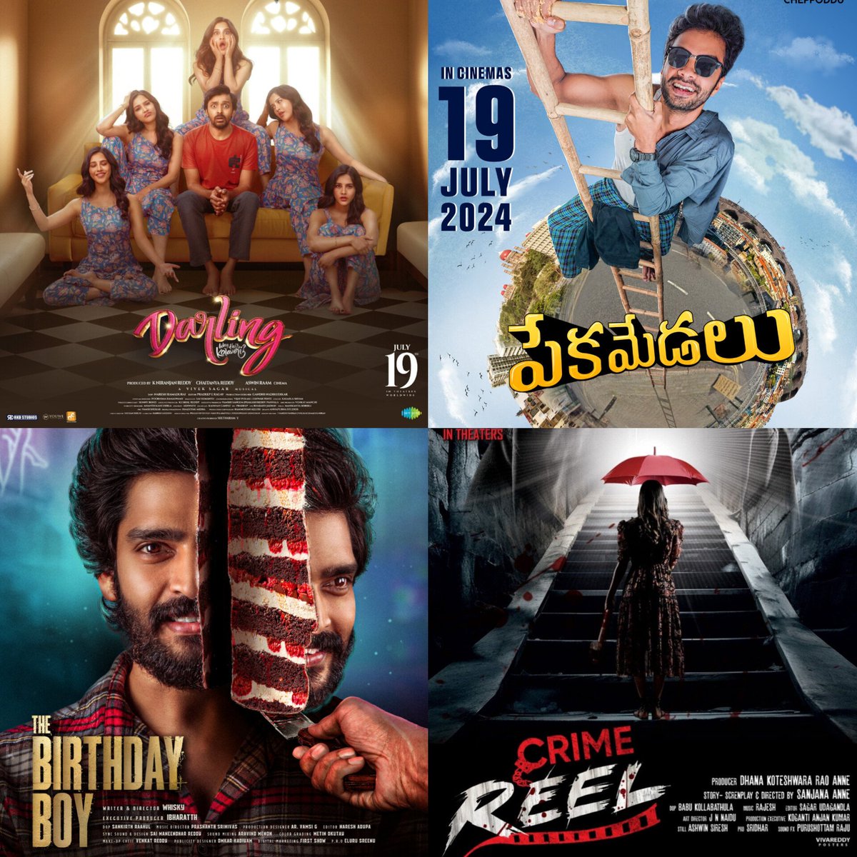 Annapurna Studios (@annapurnastdios) on Twitter photo Wishing the teams that are making films for the big screen all the very best from <a href="/AnnapurnaStdios/">Annapurna Studios</a> 🤗
#Darling #PekaMedalu #TheBirthdayBoy #CrimeReel Wishing the teams that are making films for the big screen all the very best from <a href="/AnnapurnaStdios/">Annapurna Studios</a> 🤗
#Darling #PekaMedalu #TheBirthdayBoy #CrimeReel