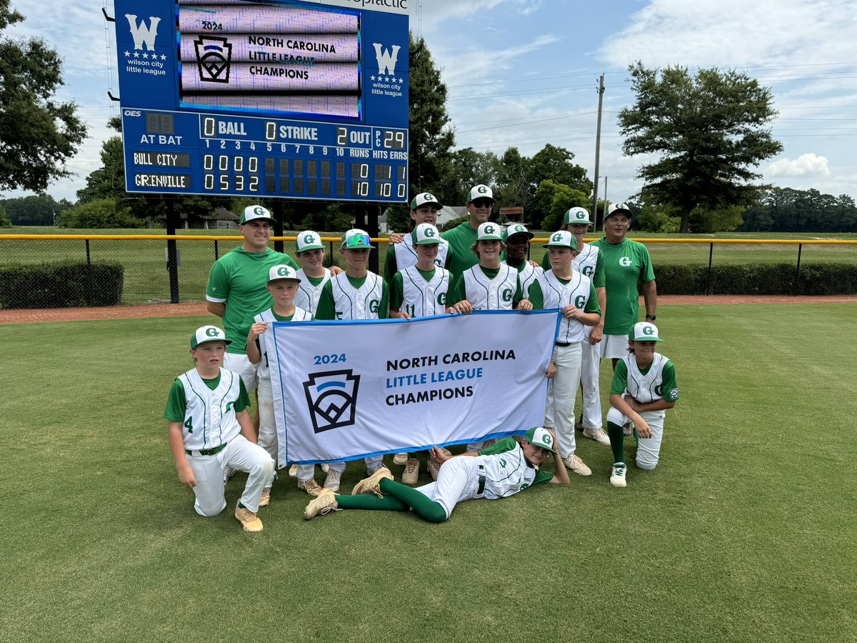 Greenville Tar Heel wins the state title and will continue in the road to Williamsport! Complete coverage tonight on <a href="/9OYSSports/">9OYS Sports</a> <a href="/wnct9/">WNCT</a>