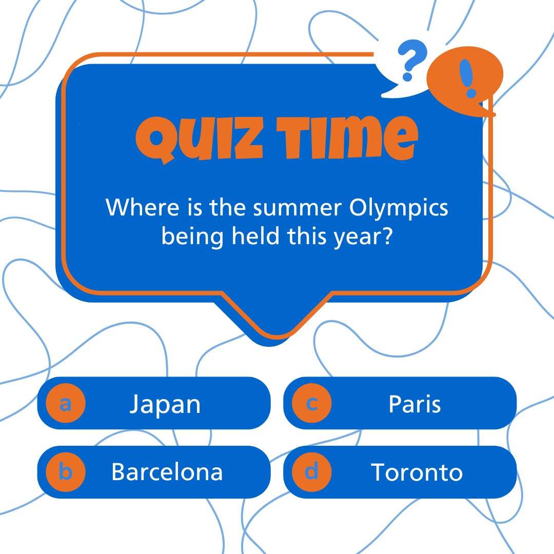 SIEtutoring's tweet photo. Counting down the days to July 26th - The Olympics are almost here!

#SIETutoring #TriviaQuestion #Paris2024 https://t.co/SZr5eI1UBf