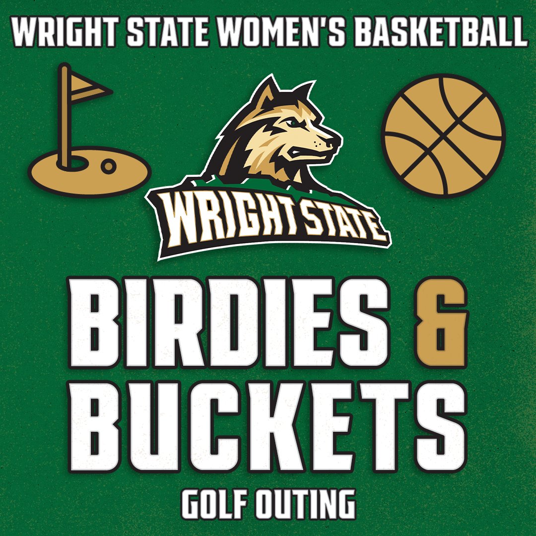 Join us on September 14th at Beavercreek Golf Club for our second annual Birdies &amp; Buckets Golf Outing! ⛳️🏀

Sign up here➡️bit.ly/WSUBirdiesAndB…

#RaiderUP | #RaiderFamily