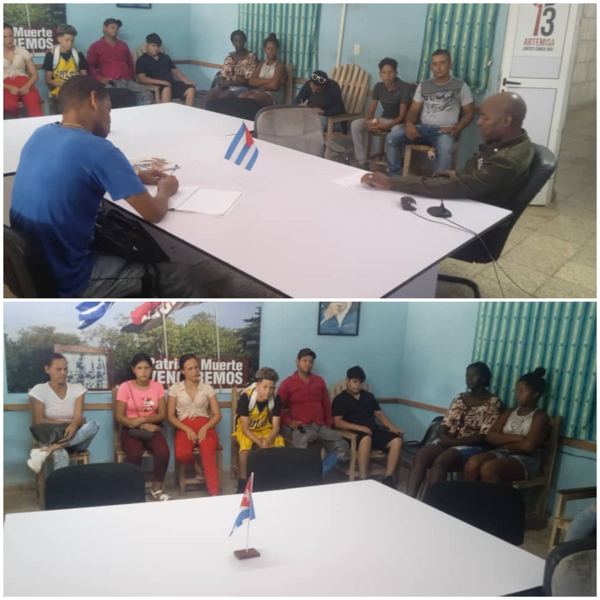 En la mañana de hoy se efectúa charla profiláctica con familiares de menores controlados sobre el periodo evacacional  <a href="/Artemisa/">arte misa</a> <a href="/CubaMined/">MINED</a> <a href="/Eugeniocubano/">Eugenio González Pérez</a> <a href="/yarobyalvarez/">Director Provincial Educación Artemisa</a> <a href="/LidiaAzcuy/">Olga Lidia Hernández Azcuy</a> <a href="/NelsonLuisRodr4/">Nelson Luis Rodríguez Díaz</a> <a href="/DireccionMunic2/">Direccion Municipal</a>