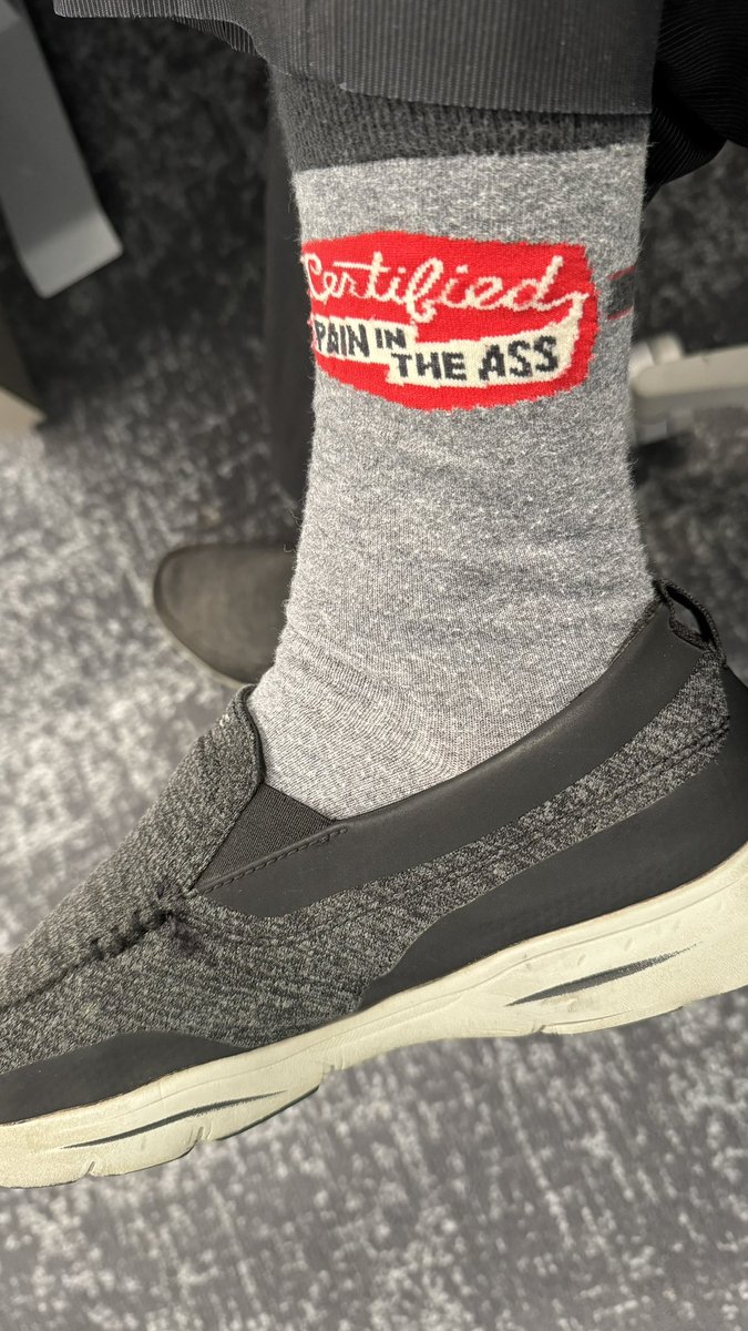 When your husband wears the wrong socks to work. lol