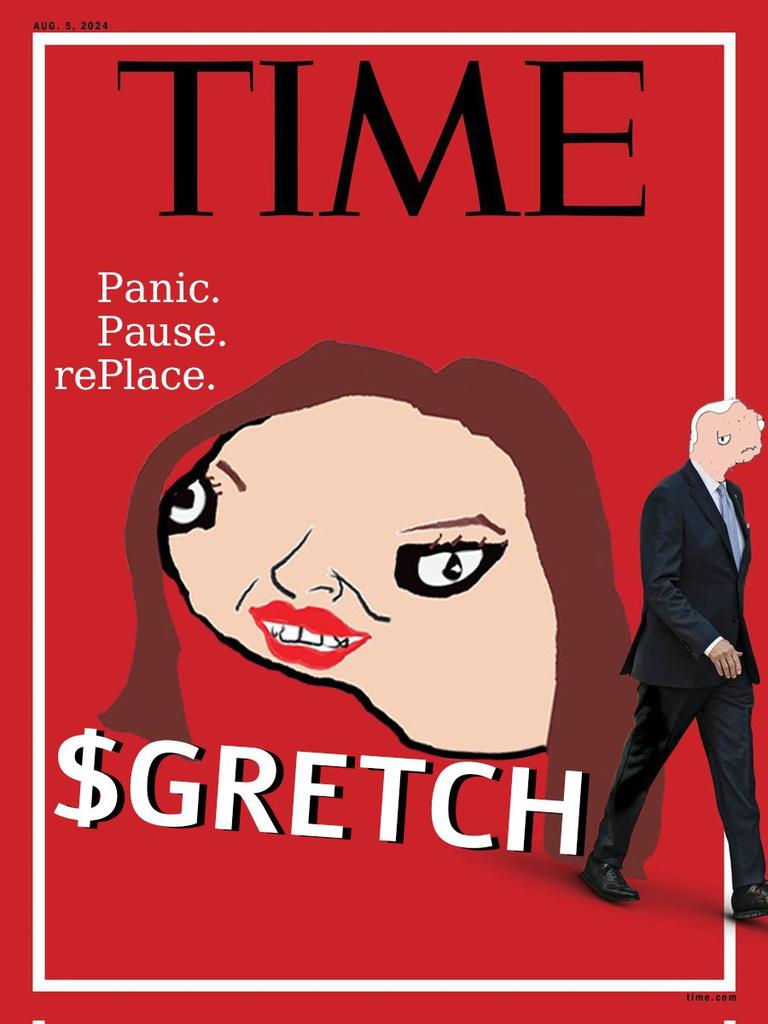 Political coins are going to experience multiple waves of price action with the US elections coming up

The play is to locate the ones with strong teams, banging content and narrative 

I am betting hard on $GRETCH as it ticks all the boxes and has been growing linearly 

CA :