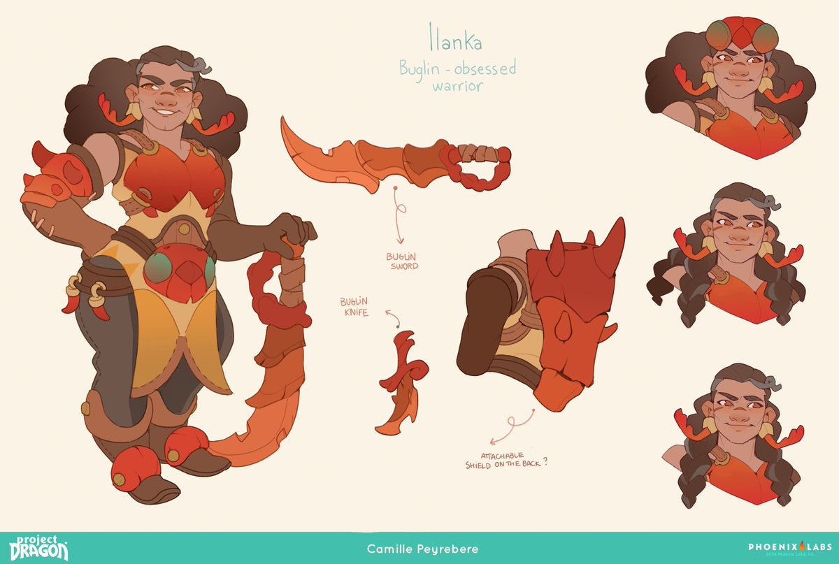 camisleeps's tweet image. Some more NPCs I worked on, for #ProjectDragon !