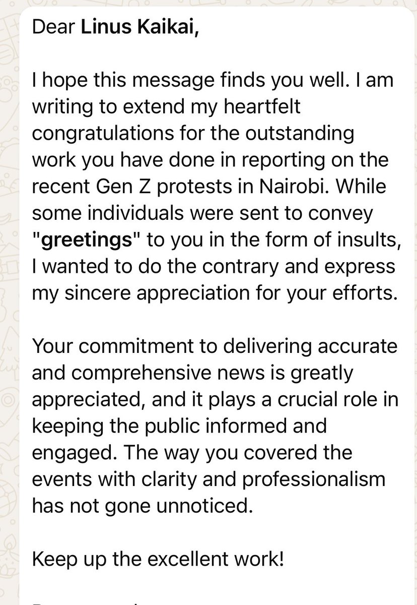 Linus Kaikai tweet media