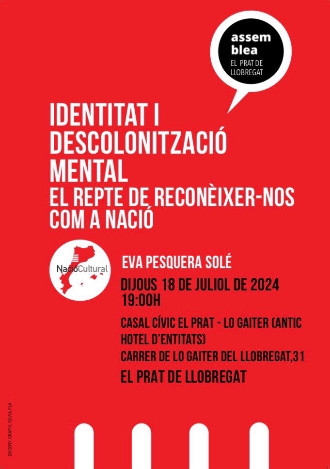 EvaPesqueraSole's tweet photo. Us esperem al Prat de Llobregat o en el directe de l’Assemblea del Prat. 
https://t.co/tNqWKddppc https://t.co/QKnwGrB71g