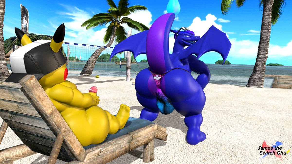 James_SwitchChu's tweet photo. This Zard is really good at twerking. He sure knows how to put on a show~ 😎🍑💙

Ft. @Sonaizard https://t.co/KRkMD0sBv7