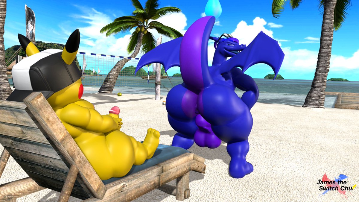 James_SwitchChu's tweet photo. This Zard is really good at twerking. He sure knows how to put on a show~ 😎🍑💙

Ft. @Sonaizard https://t.co/KRkMD0sBv7