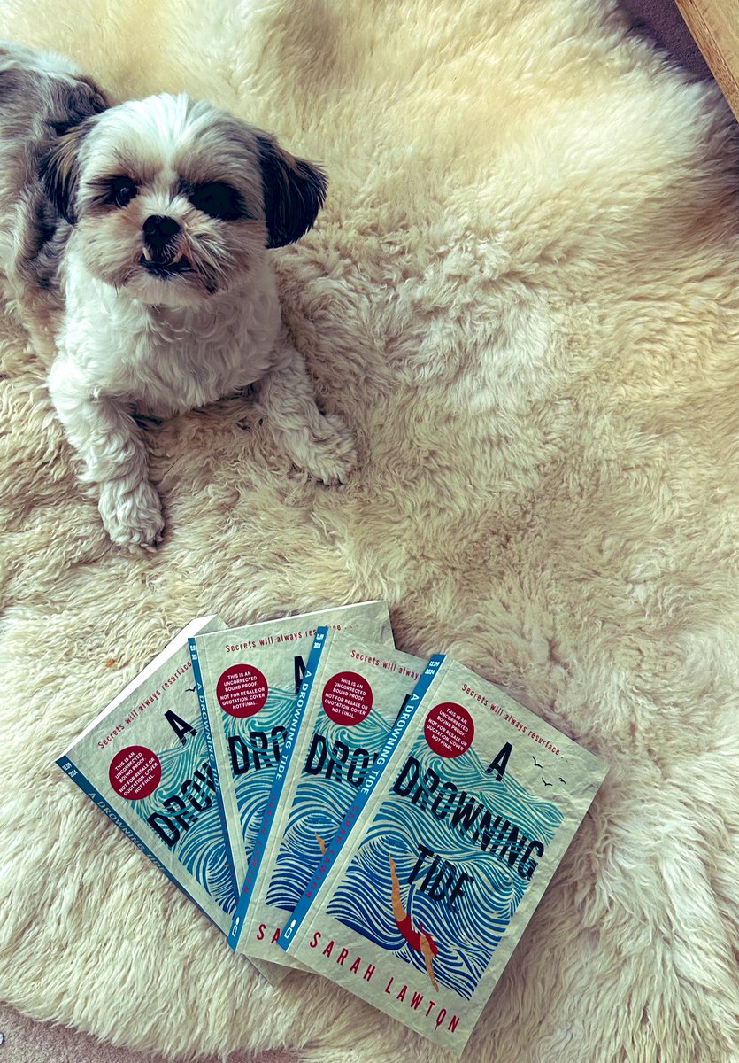 Excited to have ARCs to take to #TheakstonsCrime #Harrogate with me tomorrow! Note: naughty dog not coming because well, naughty.
