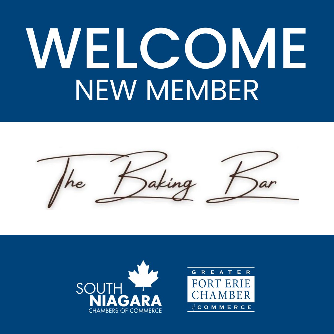 Welcoming The Baking Bar to the Fort Erie Chamber of Commerce!