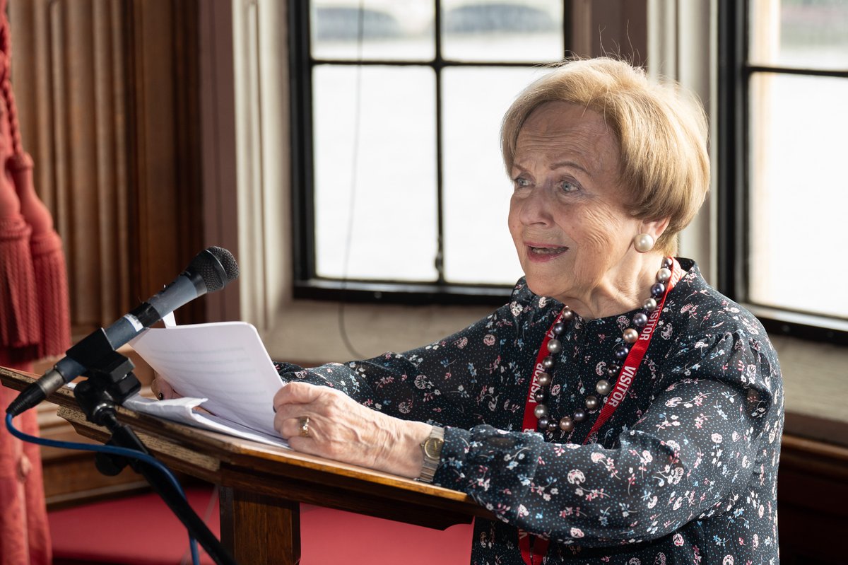 We are delighted to announce that the Bridge Award 2024 winner is Mala Tribich MBE. Mala is a Holocaust survivor who has educated tens of thousands of people about the Holocaust through sharing her testimony, bridging the past and the present and bringing communities together.