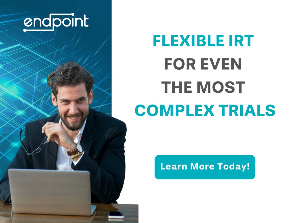 endpoint_IRT's tweet photo. Mid-study changes in complex clinical trials are common. That’s why Endpoint’s #IRT offers configurable components for quick adjustments and flexibility, ensuring you can easily adapt to meet your trial needs.

Learn more about our #RTSM solutions today! https://t.co/Gw8iHWFgop https://t.co/fW6ds2tEQ7