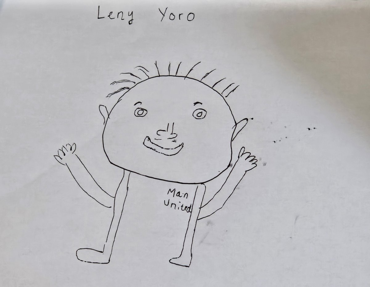 FelipeFC30's tweet photo. I have drawn Leny Yoro 

What do you all think 

Lend Yoro welcome to Manchester United! https://t.co/qm5BEnCL7o