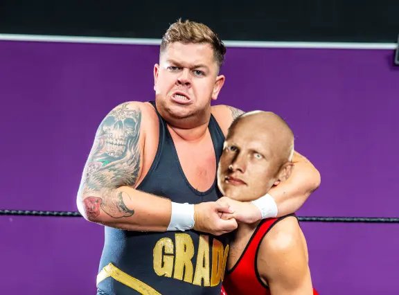 spraypaintscott's tweet photo. 23 days to Scrapperman..... Sorry #Gradomania. Joe fears Grado https://t.co/V9zwZr1ezR