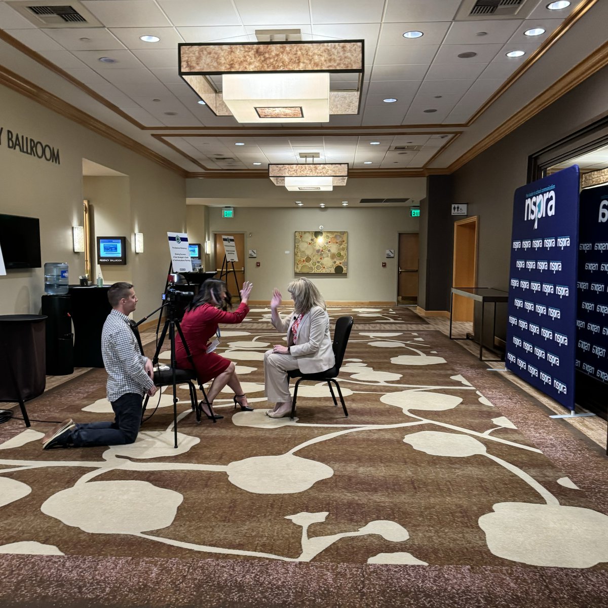 AASAHQ's tweet photo. #NSPRA2024: Hands-on media training, recognizing the National School Public Relations (NSPRA) Superintendents to Watch, and celebrating superintendent Jennifer Blaine as the 2024 Bob Grossman Leadership in School Communications Award recipient! (1/2)
@NSPRA https://t.co/448JxrpqyZ