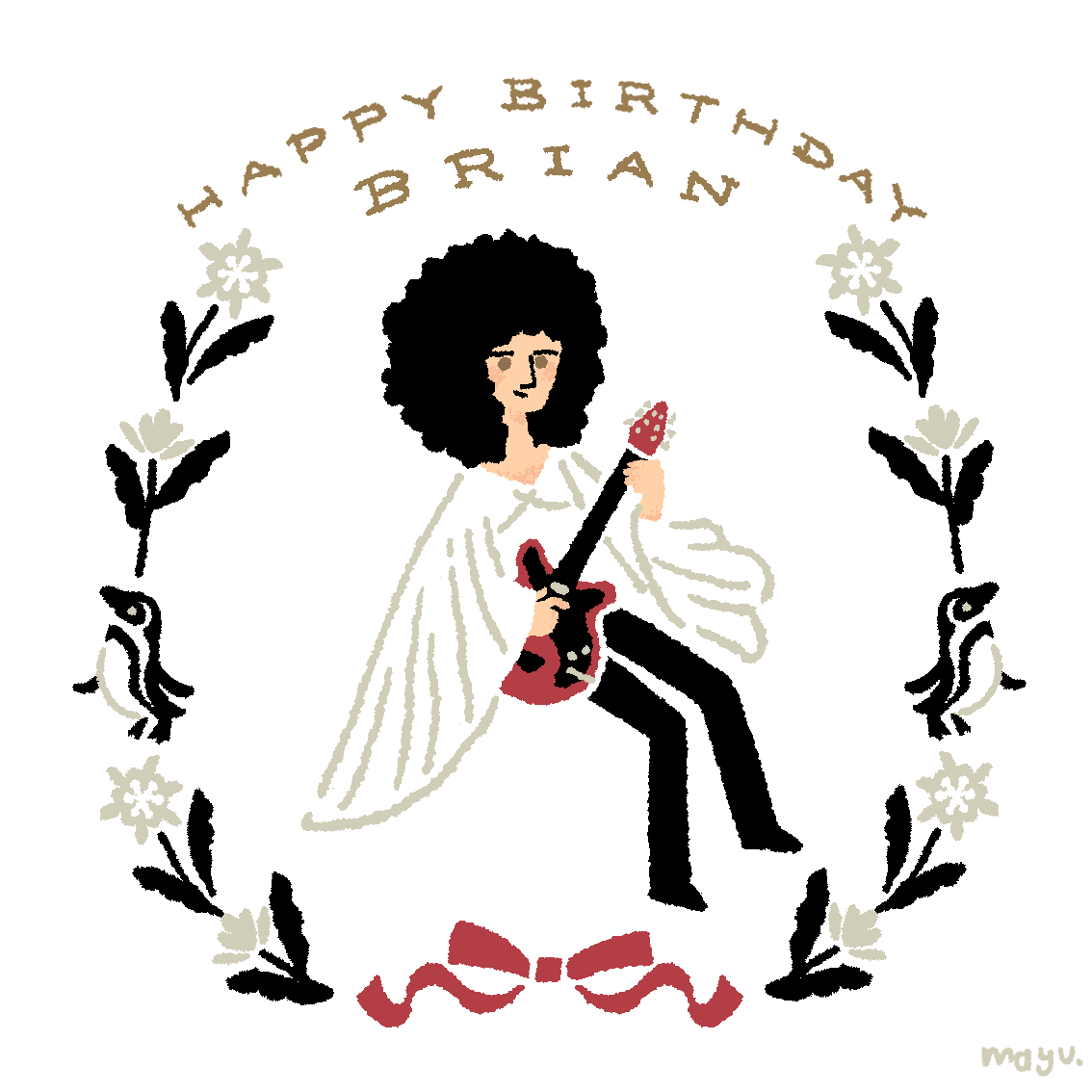 necorichan's tweet photo. ブライアンおめでとう！ #Queen https://t.co/JLa0IjH3CY