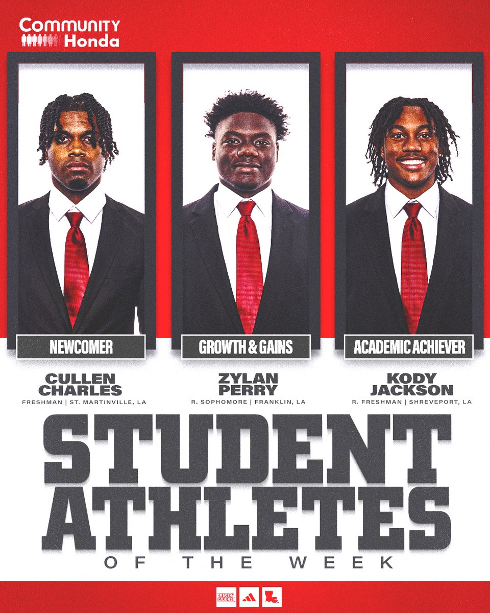 Getting it done in the classroom 💪

Congrats to the Student-Athletes of the Week! 

#cULture | <a href="/CommunityHonda/">Community Honda</a>