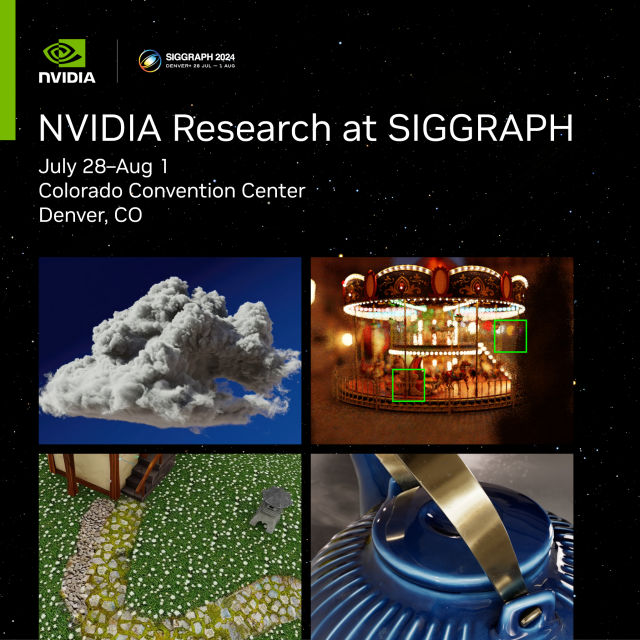 MDSilva_NVIDIA's tweet photo. 👀 #SIGGRAPH2024 preview ✨ #NVIDIAResearch will showcase advancements in #generativeAI and #simulation, showing how simulation research enhances AI models and how #AI models are advancing simulation technology (via @nvidiaaidev) https://t.co/wUgCYaNPxk https://t.co/GYJCVSoxDB