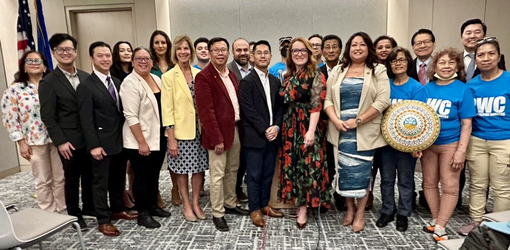 Thank you to all of the AAPI leaders and activists who are here with us today—including Rep. @TedLieu, <a href="/RepJudyChu/">Judy Chu</a>, and Councilmember <a href="/MelissaRamoso/">Melissa Ramoso</a> from Artesia in my district—for supporting our reform effort to make LA County more transparent, responsive, and representative.