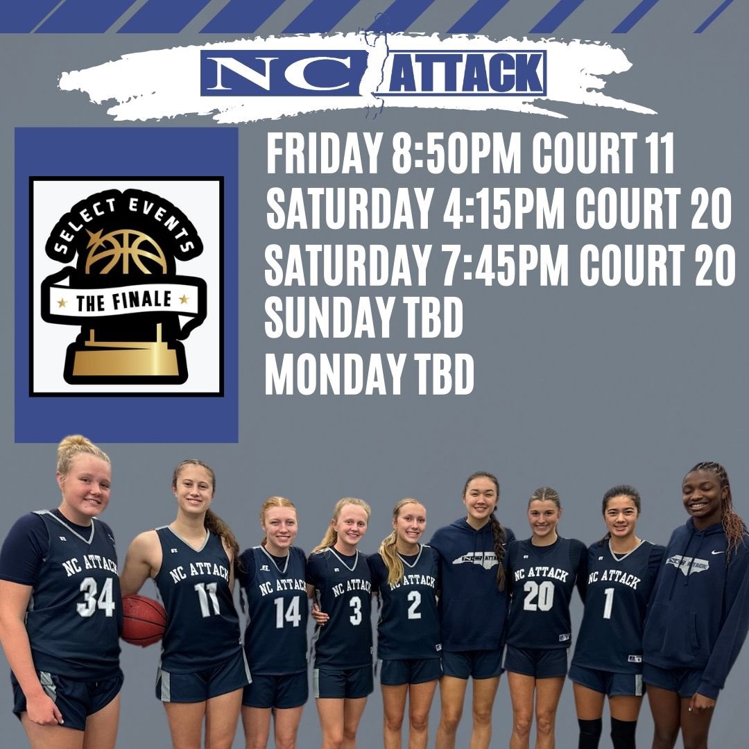 Peyton Collins (@peyton_collins2) on Twitter photo Getting ready for my final AAU tourney, perfectly named The Finale! Can’t wait to take it all in with my teammates and finish strong. Come check us out!
<a href="/ncattack/">NC Attack</a> <a href="/clairebarber145/">Claire Barber</a> <a href="/Summerlee26/">Summer Lee</a> <a href="/katiedlleonard/">Katie Leonard (Class of 2026)</a> <a href="/tessagladieux/">tessagladieux</a> <a href="/jocelynggesner/">Jocelyn Gesner ‘27</a> <a href="/EllieCronin11/">Ellie Cronin</a> <a href="/MZuburg/">Molly Zuburg</a> Getting ready for my final AAU tourney, perfectly named The Finale! Can’t wait to take it all in with my teammates and finish strong. Come check us out!
<a href="/ncattack/">NC Attack</a> <a href="/clairebarber145/">Claire Barber</a> <a href="/Summerlee26/">Summer Lee</a> <a href="/katiedlleonard/">Katie Leonard (Class of 2026)</a> <a href="/tessagladieux/">tessagladieux</a> <a href="/jocelynggesner/">Jocelyn Gesner ‘27</a> <a href="/EllieCronin11/">Ellie Cronin</a> <a href="/MZuburg/">Molly Zuburg</a>