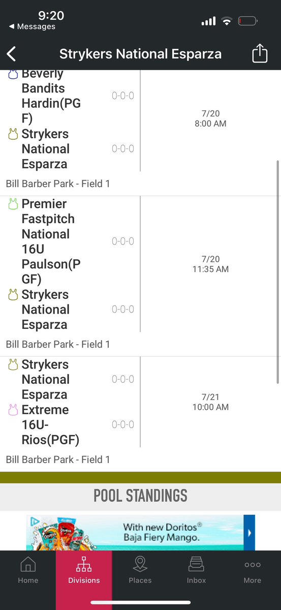 Come stop by and watch us play this week in California! Our schedule for Saturday and Sunday is down below ⬇️ ⬇️ <a href="/StrykersNation/">StrykersFastpitchOrg</a> <a href="/NationalEsparza/">Strykers National Esparza 🚂</a>